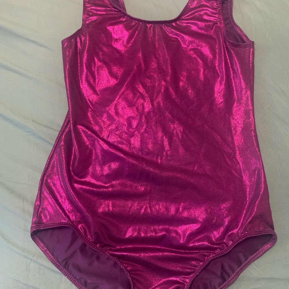 Metallic Pink Dance Leotard